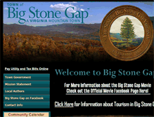 Tablet Screenshot of bigstonegap.org